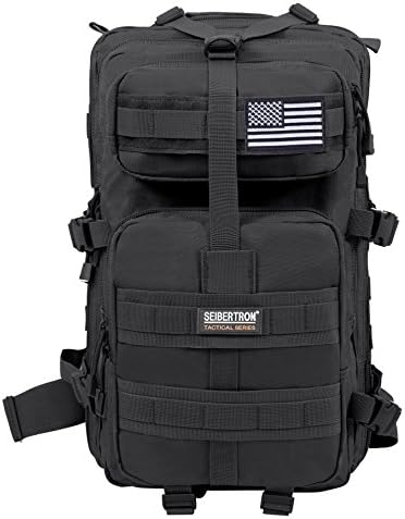 Seibertron Falcon Tactical Backpack – Water Repellent Assault Pack