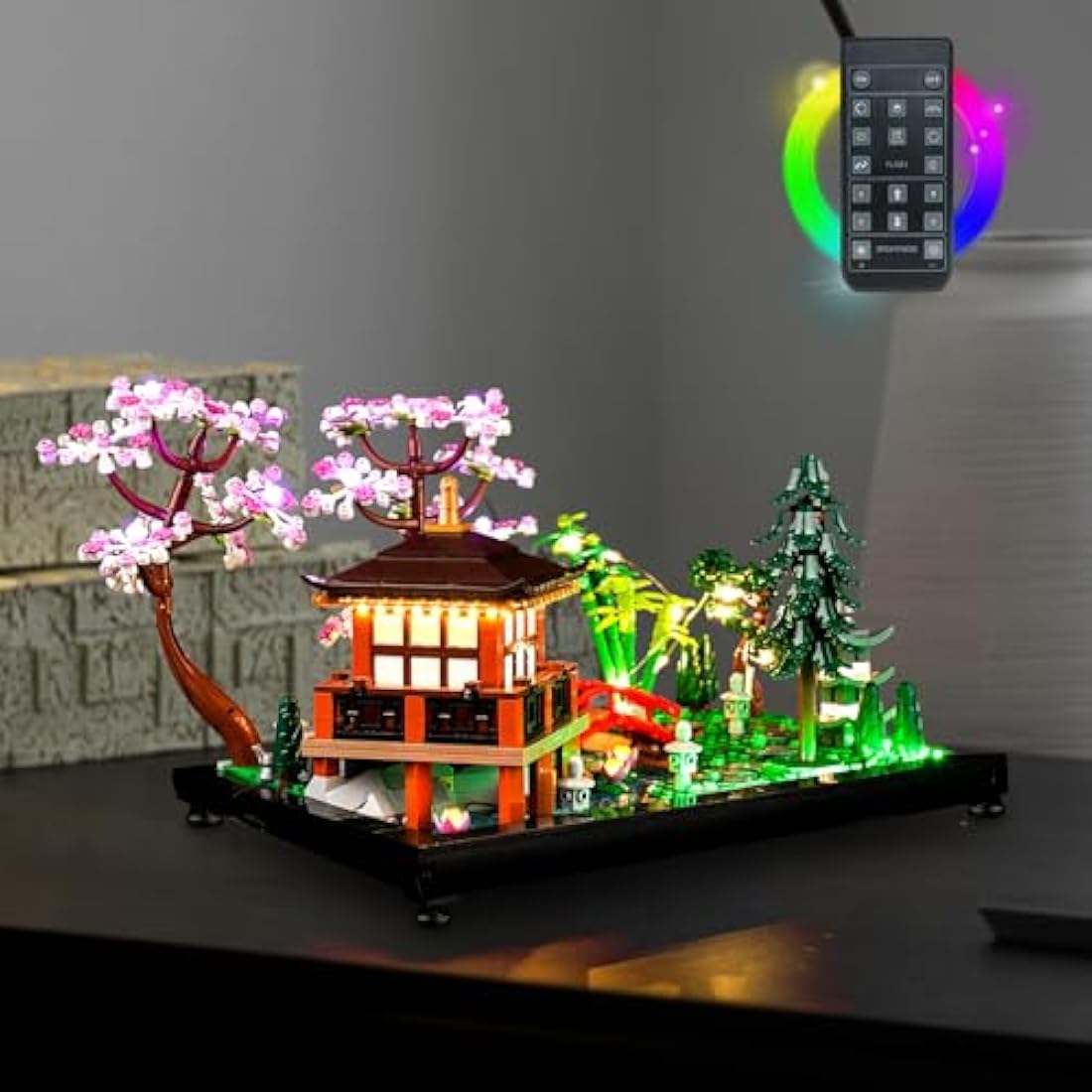 LocoLee RC LED Light Kit for Lego 10315 Tranquil Garden – Remote Control