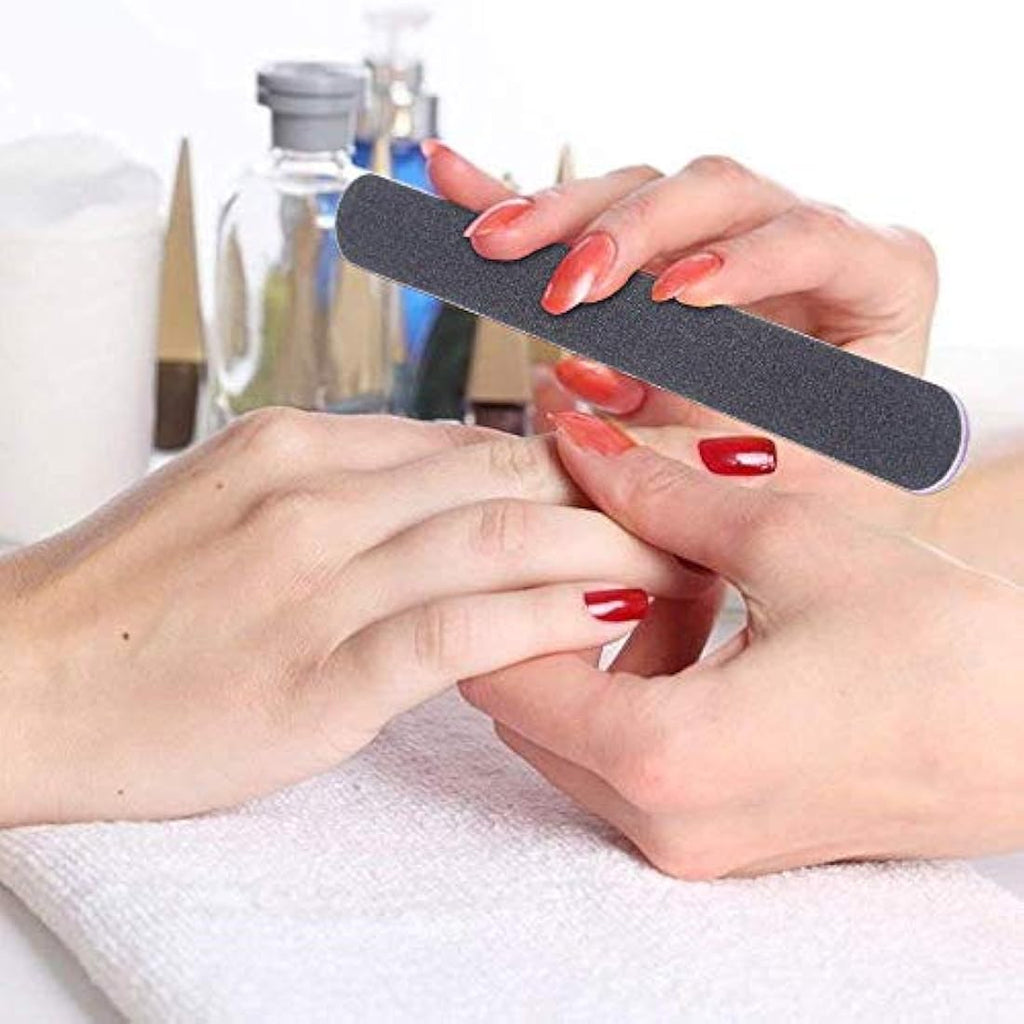 Lictin Professional Nail Files - 16 Pack 120/240 Grit Emery Boards