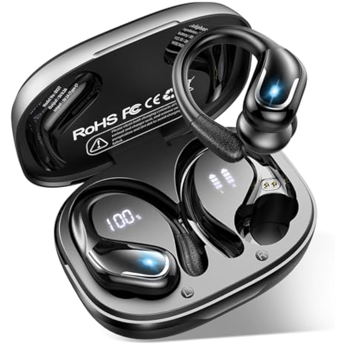 Ltinist Wireless Earbuds – Bluetooth 5.3 Sports Headphones with 75H Playtime