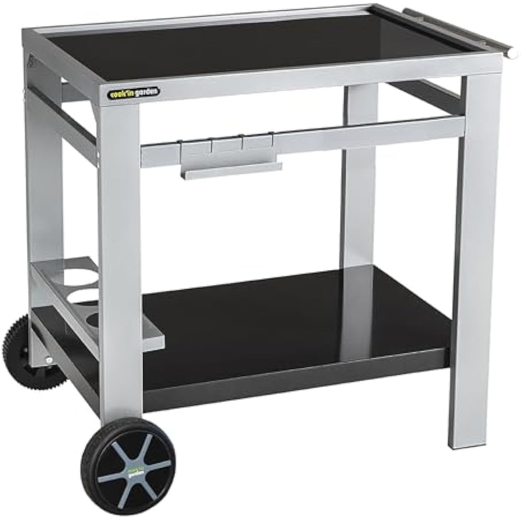 Cook'in Garden Media M Barbecue Grill Trolley - Steel Outdoor Cart
