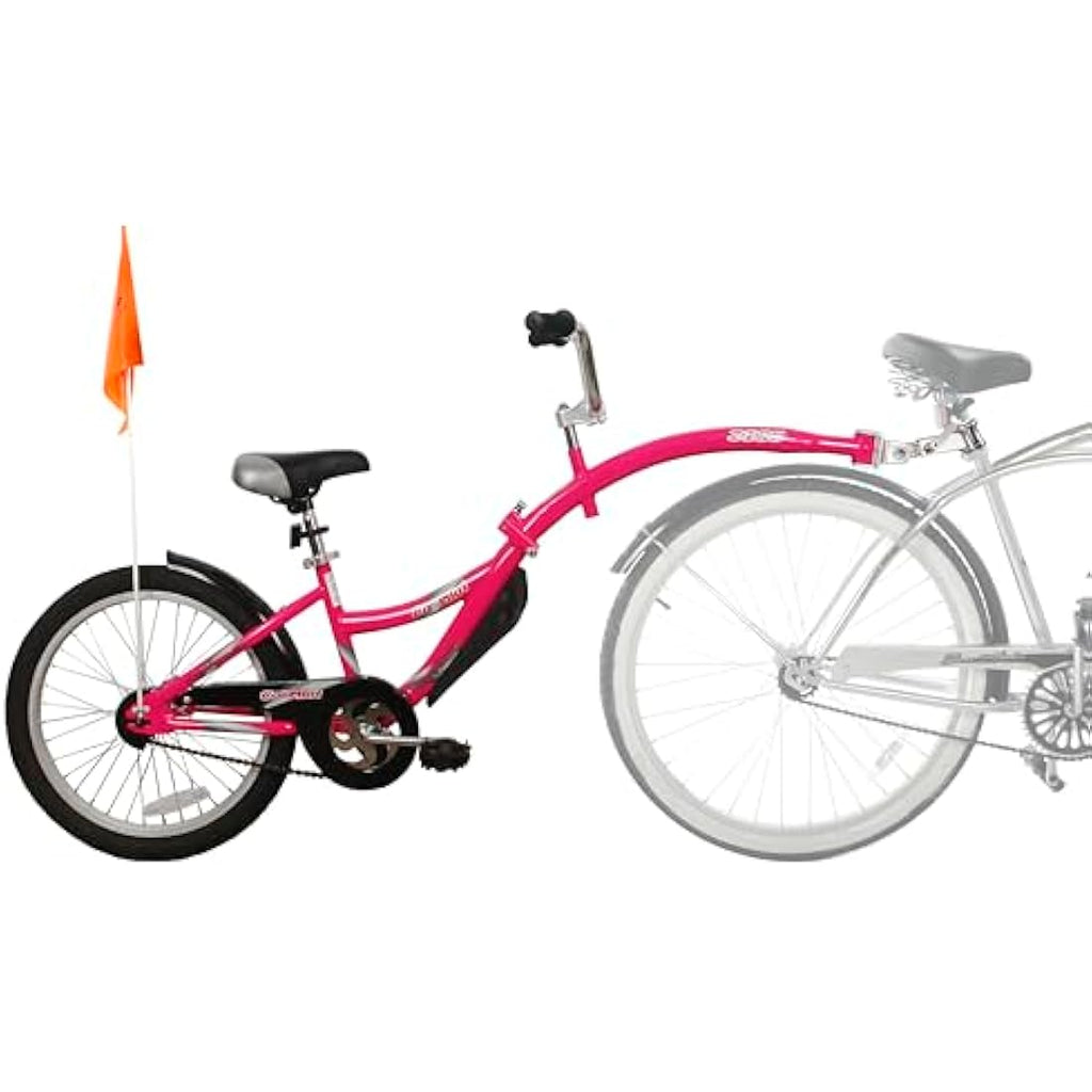 WeeRide Co-Pilot Tagalong Child Bike Trailer - 20 Inch Wheel - Pink