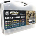 Vallejo Wizkids Basic Starter Case Model Paint Set - 40 Pack (8ml)