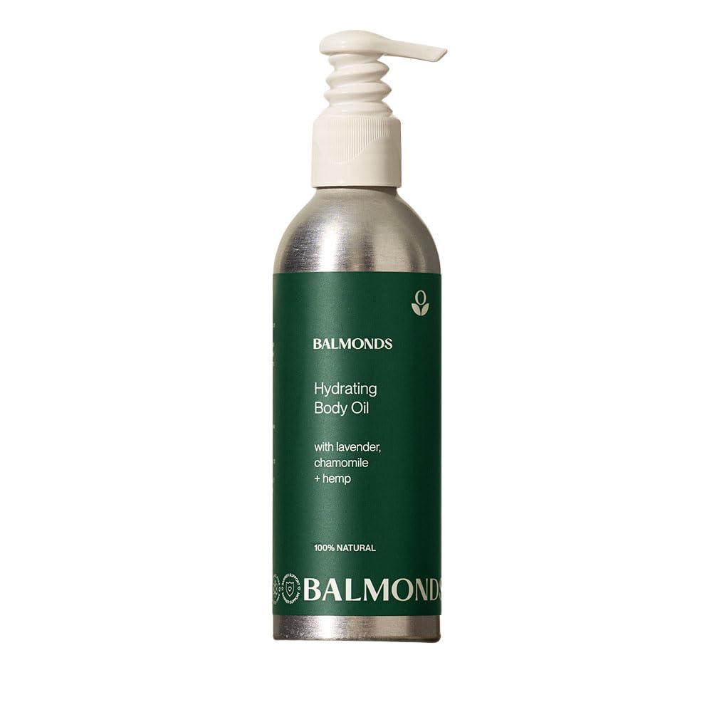 Balmonds Hydrating Body Oil – 100% Natural Botanical Skincare, 200ml