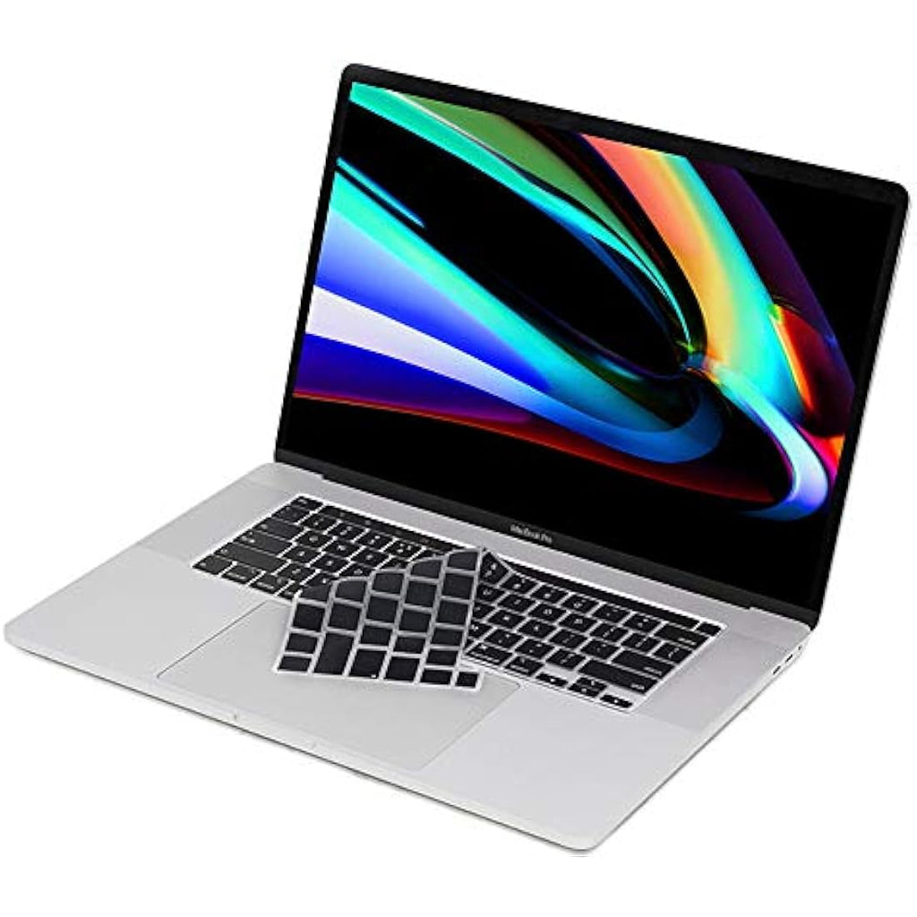 Silicone Keyboard Cover for MacBook Pro 13 & 16 Inch – Black