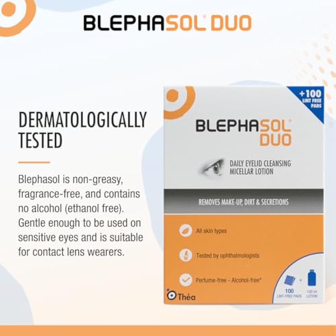 Blephasol Duo 100ml Micellar Eyelid Cleansing Lotion - 3 Pack