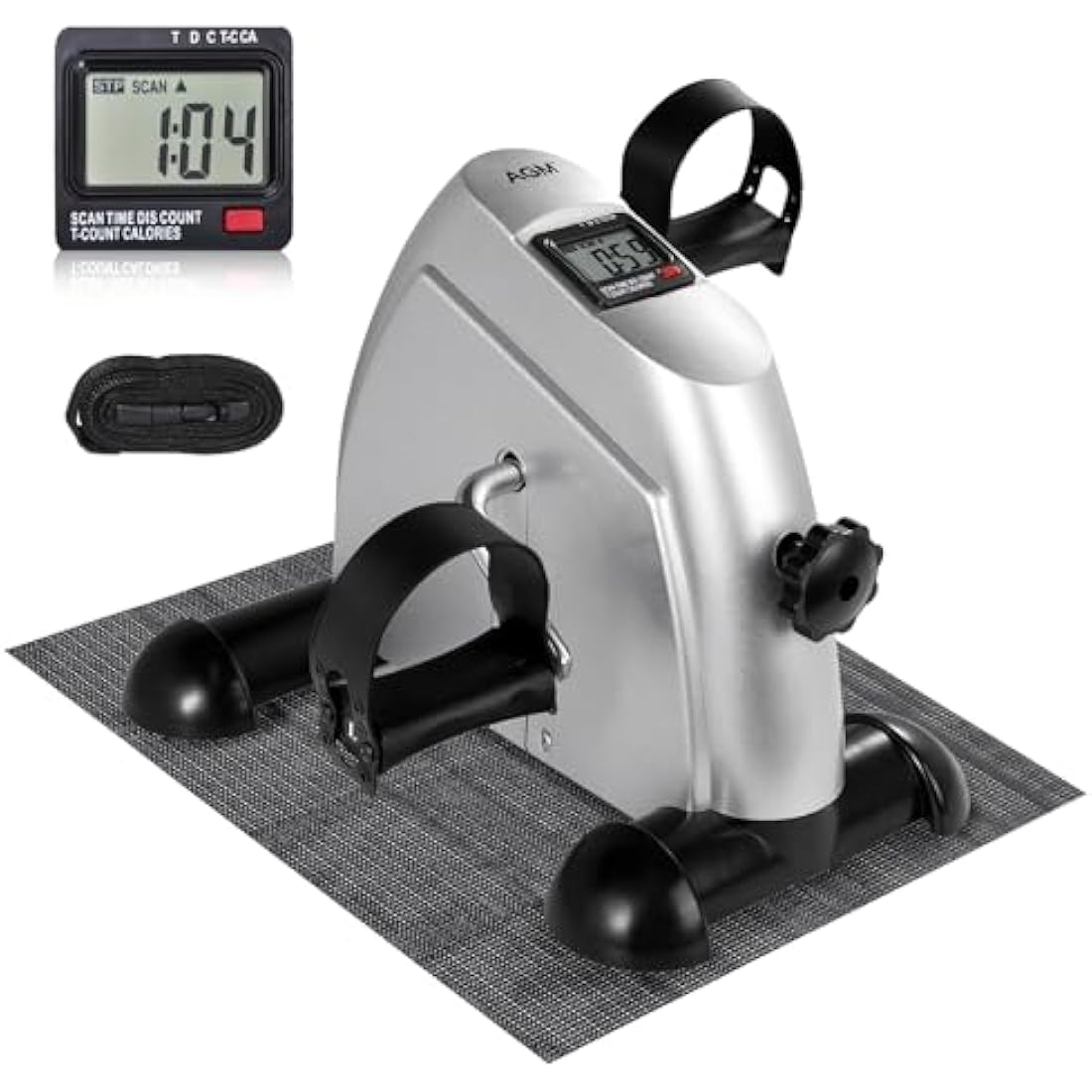 Jolof Store Mini Exercise Bike – Under Desk Pedal Exerciser with LCD