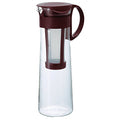 Hario Mizudashi Cold Brew Coffee Pot – 1000ml Glass Brewer, Brown