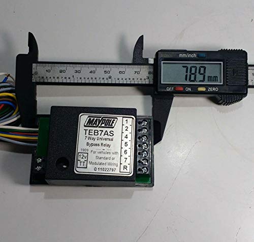 Maypole 12V 7 Way Bypass Relay with Audible Buzzer for Trailer Towing