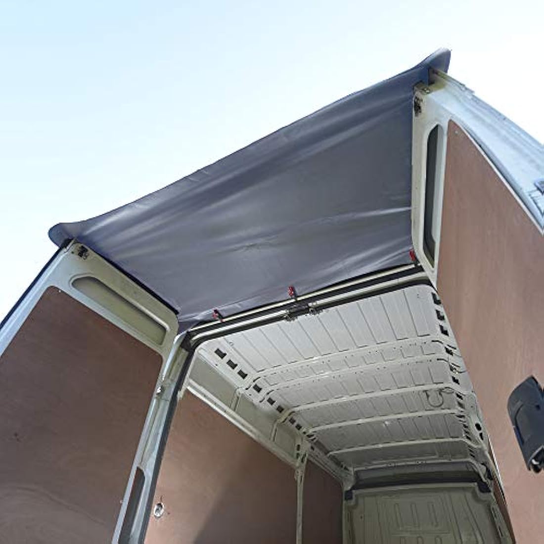 UK Custom Covers Tailored Rear Barn Door Awning Cover - Iveco Daily