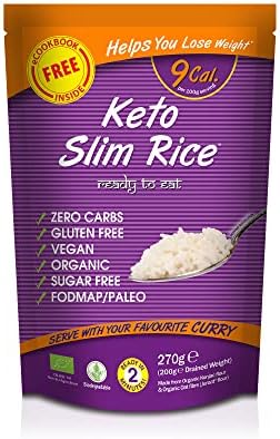 Eat Water Organic Konjac Slim Rice – Keto & Low Calorie (15 x 270g)