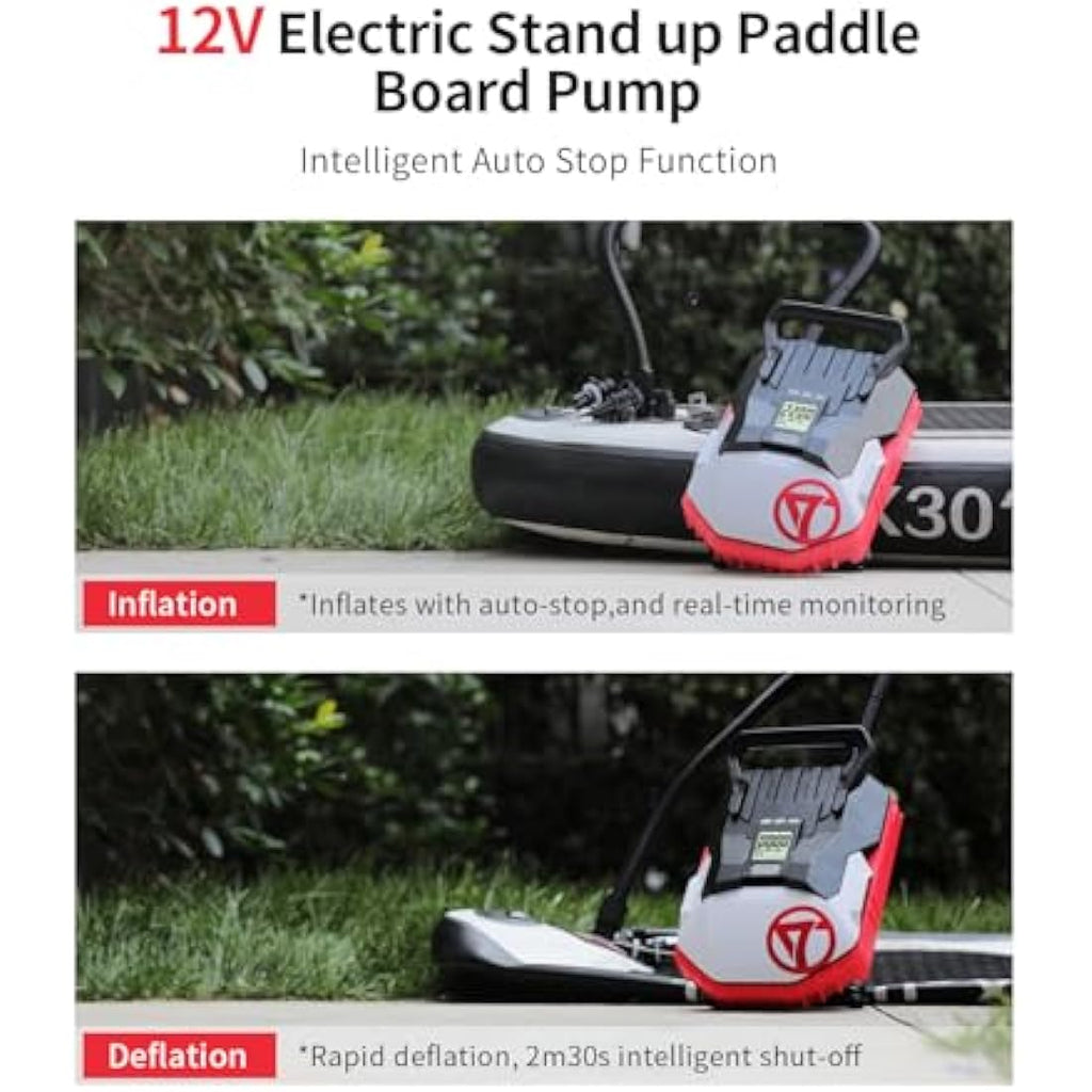GICLE Electric SUP Pump – 22PSI High Pressure Paddle Board Inflator