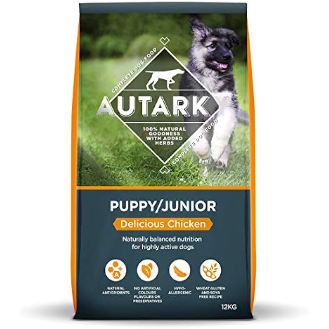 Autarky Hypoallergenic Puppy & Junior Chicken Dry Dog Food - 12kg