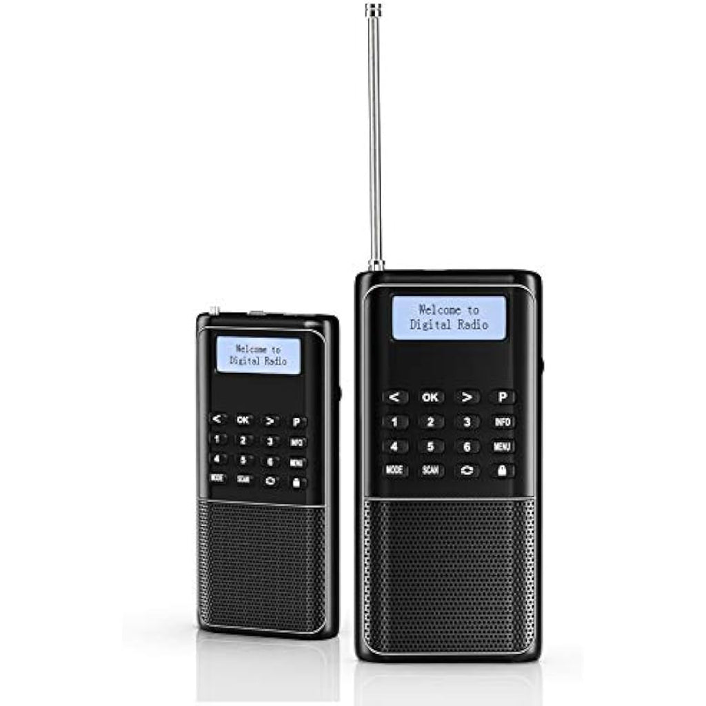 Jolof Store RD23 Portable DAB/DAB+ FM Digital Pocket Radio with Bluetooth