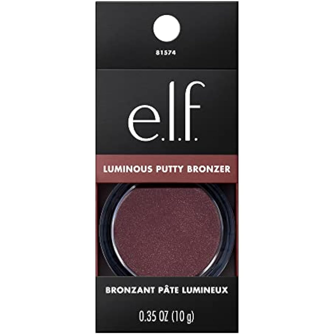 e.l.f. Luminous Putty Bronzer – Radiant Shimmer Finish – Frequent Flyer
