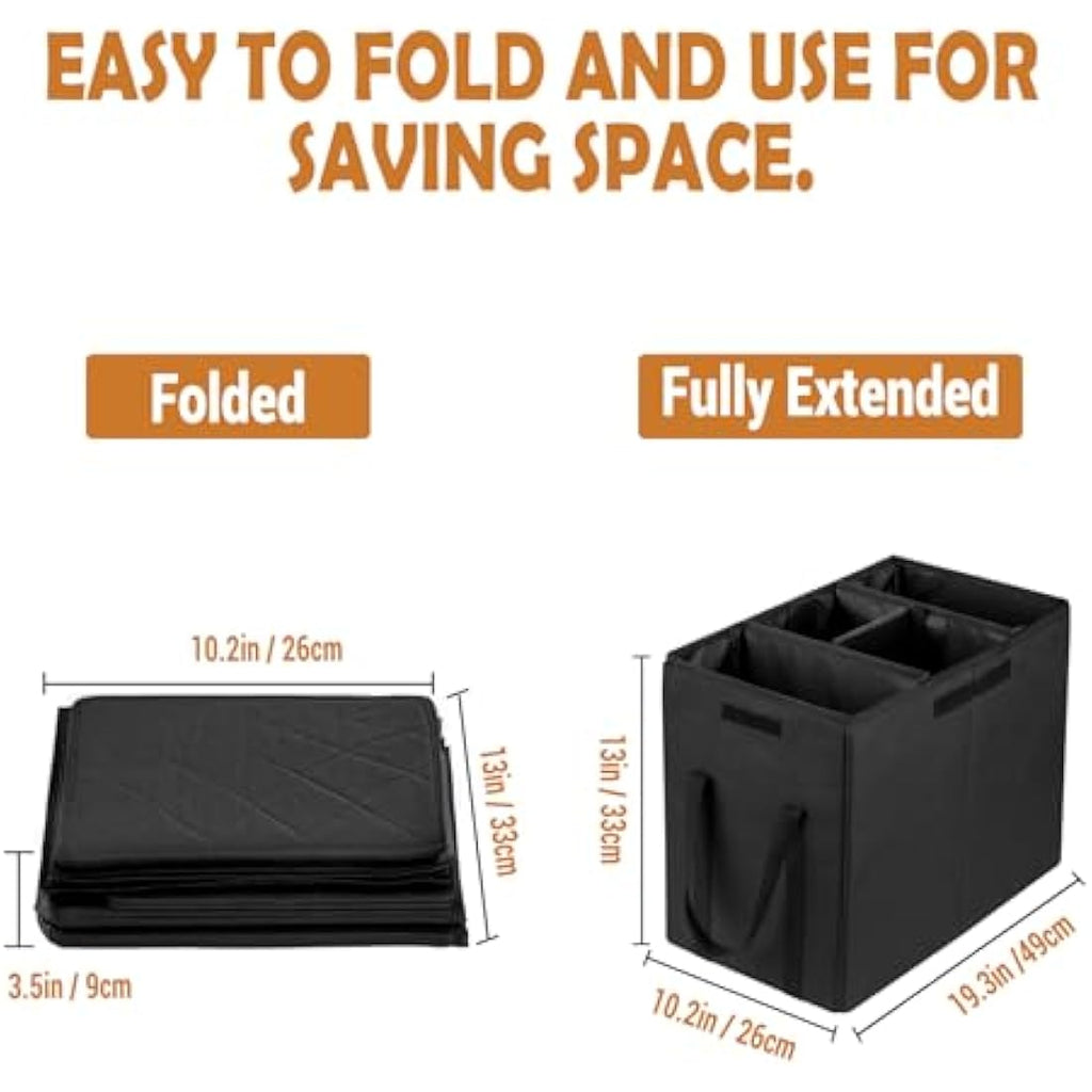 UNICITII Dog Car Seat Extender – Large Pet Gap Filler with Storage