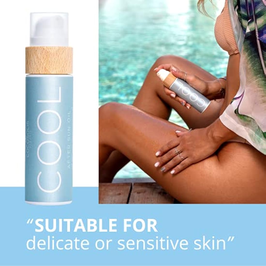 COCOSOLIS Cool After Sun Organic Oil – Soothing Body Moisturizer (110ml)