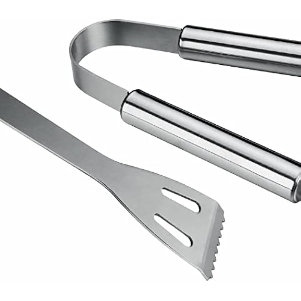 QMQ 5-Piece Stainless Steel BBQ Tool Set with Carrying Case