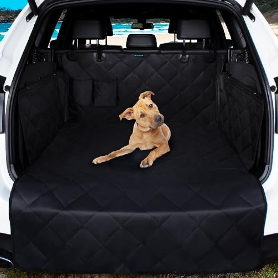 Paws Loving Dog Car Boot Protector | Heavy Duty Waterproof SUV Liner