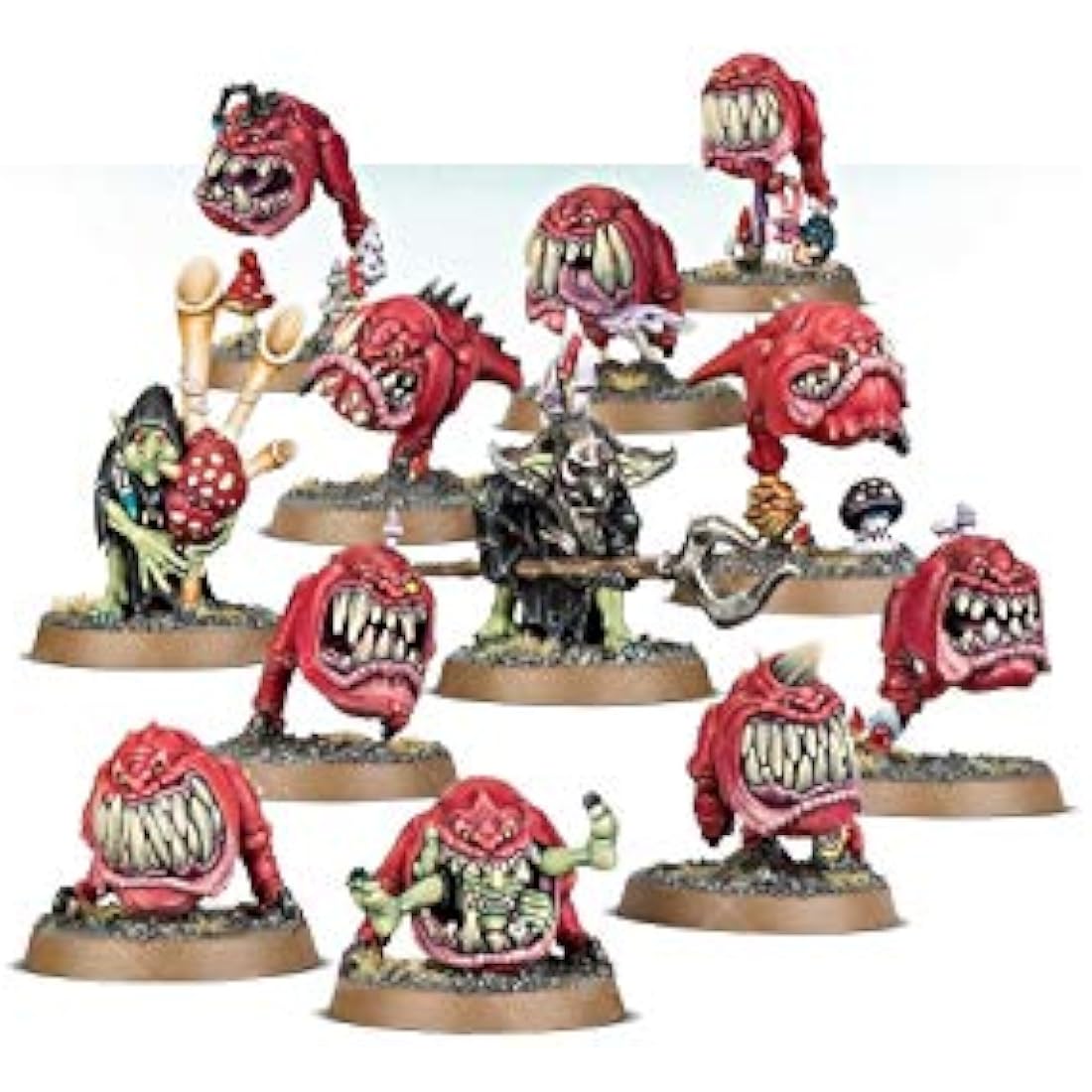 Warhammer Age of Sigmar: Gloomspite Gitz Squig Herd Miniatures