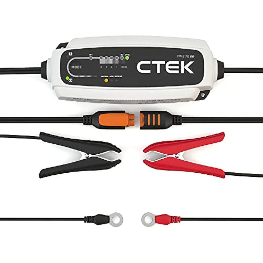 CTEK CT5 Time to Go Battery Charger | 12V 5A Smart Maintenance Device