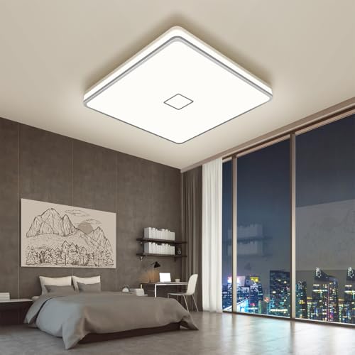 Airand 24W LED Ceiling Light – IP44 Waterproof 4000K Bathroom Lamp, 32.5cm
