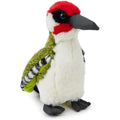 Zappi Co Green Woodpecker Plush Toy | 25cm Eco-Friendly Stuffed Bird