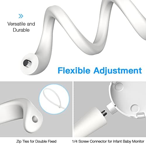 HOLACA Flexible Twist Mount for BOIFUN & TakTark Baby Monitor – Silicone Stand