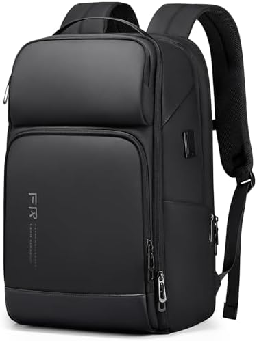 Jolof Store Expandable 17 Inch Laptop Backpack with USB Charging Port