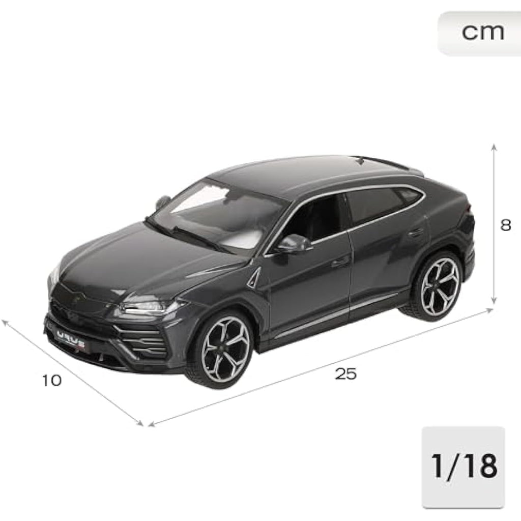 Bburago Lamborghini Urus Diecast Model Car – 1:20 Scale Yellow Vehicle