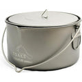 TOAKS Titanium Hanging Pot with Bail Handle | Ultralight Camping Gear