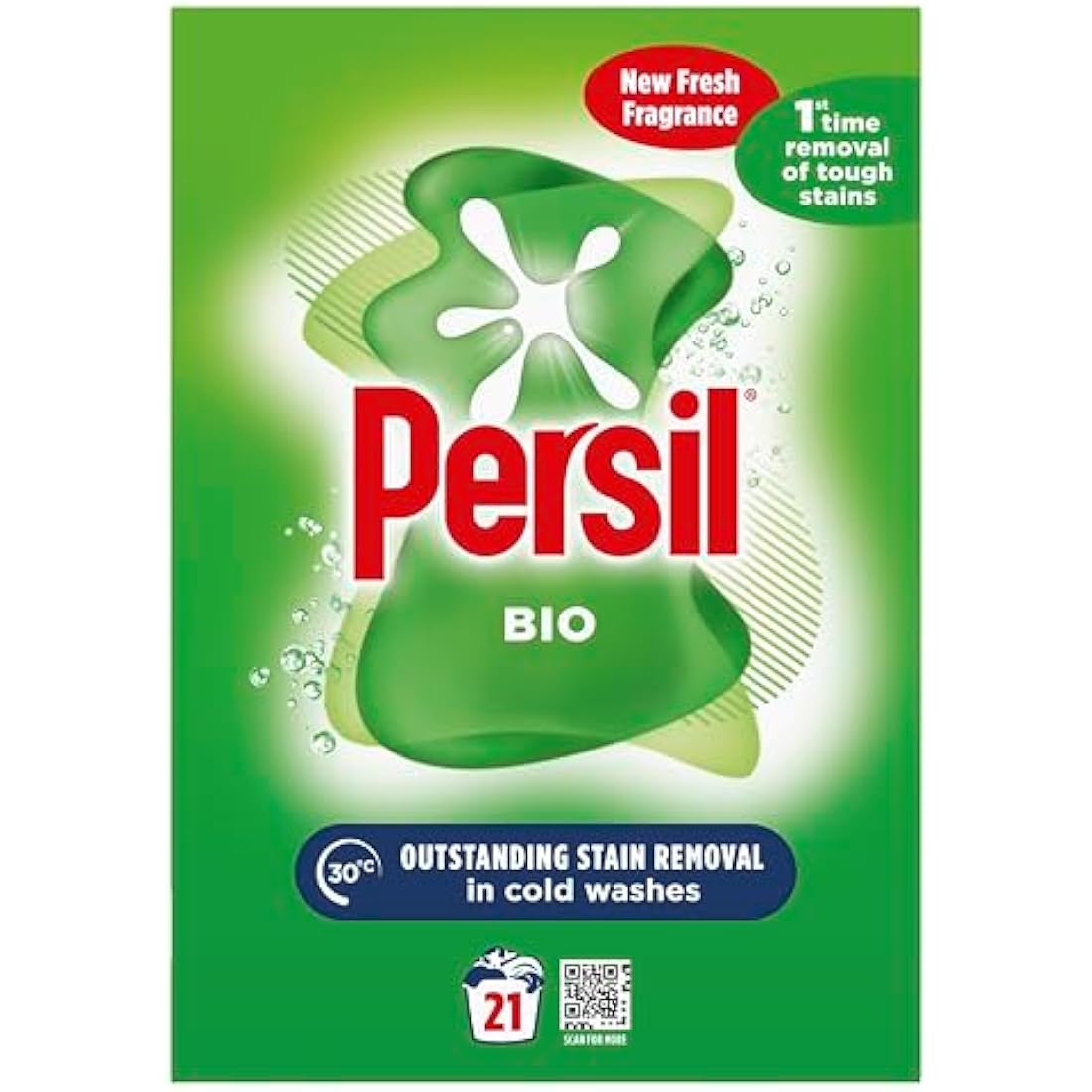 Persil Bio Washing Powder – Stain Removal Laundry Detergent 84 Washes
