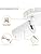 Kyotech 3-Way LED Ceiling Light | White Rotatable GU10 Spotlights