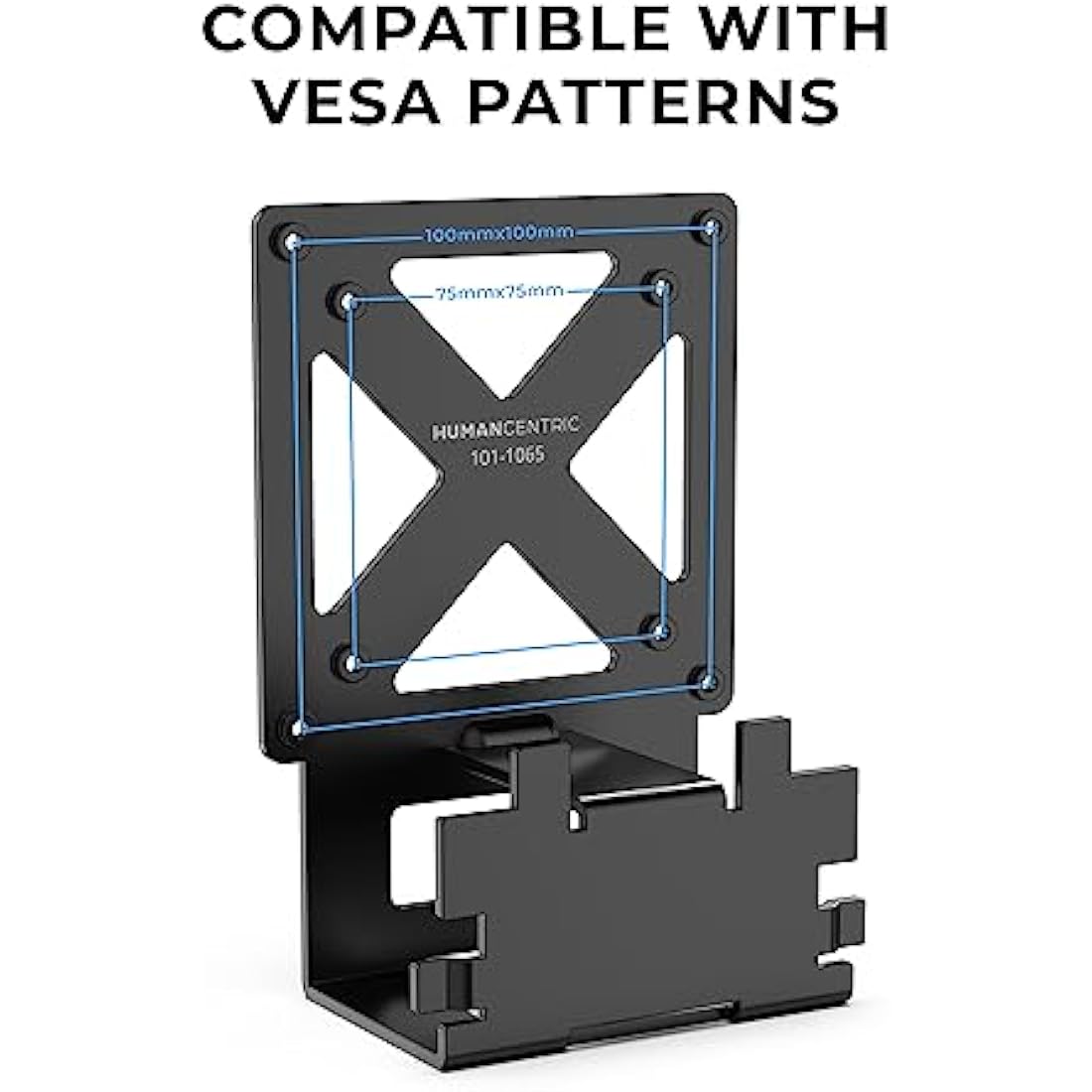 HumanCentric VESA Mount Adapter for Samsung T55 Curved 27" and 32" Monitors