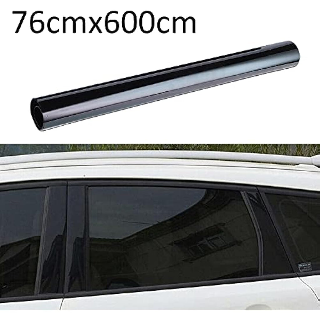Black Smoke Car Window Tint Film - 25% VLT Heat Rejection