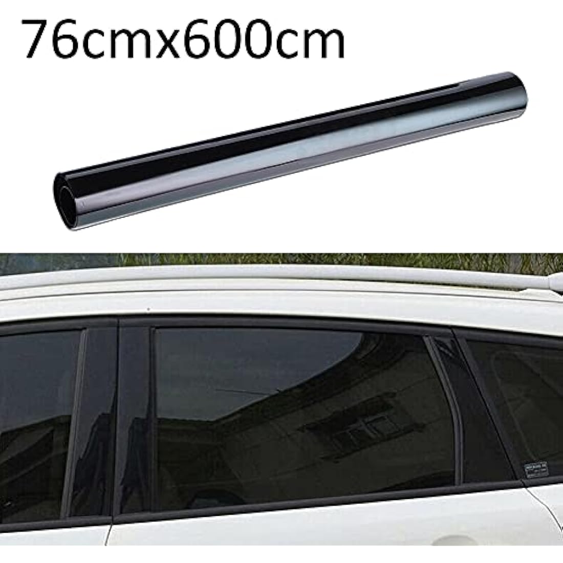Black Smoke Car Window Tint Film - 25% VLT Heat Rejection