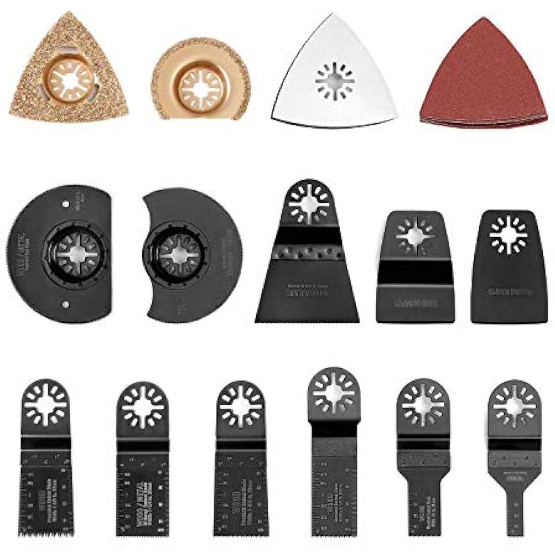 WORKPRO 24-Piece Oscillating Multi Tool Blade Kit for Wood & Metal