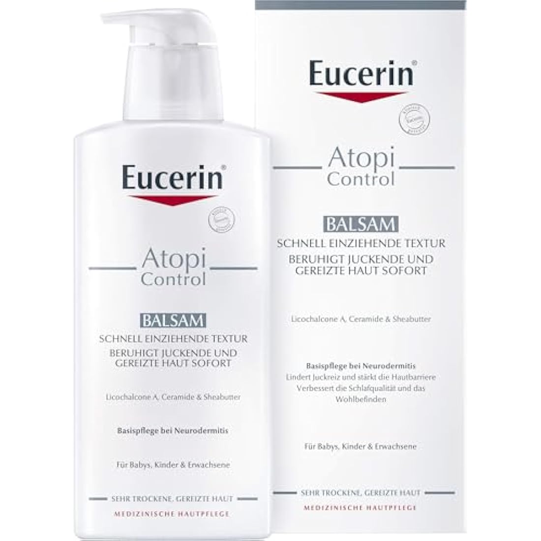 Eucerin AtopiControl Body Balm for Dry Atopic Skin - 400 ml Moisturizer