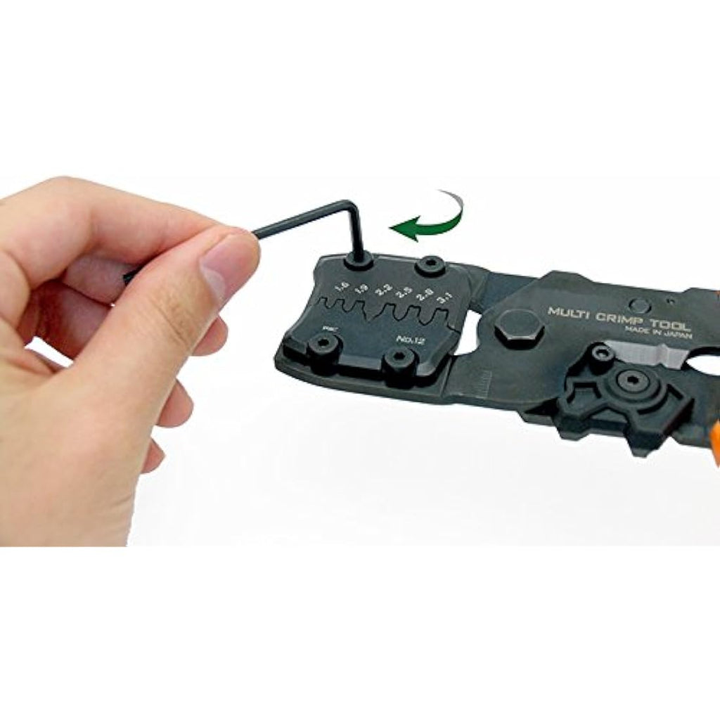 ENGINEER PAD-12 Precision Universal Crimping Tool with Wire Stripper