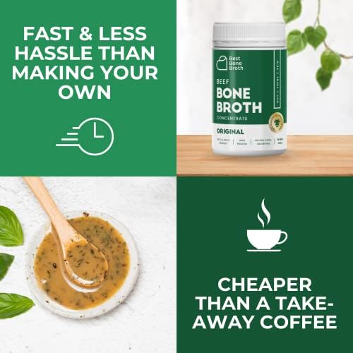 Grass-Fed Beef Bone Broth Concentrate - Liquid Collagen