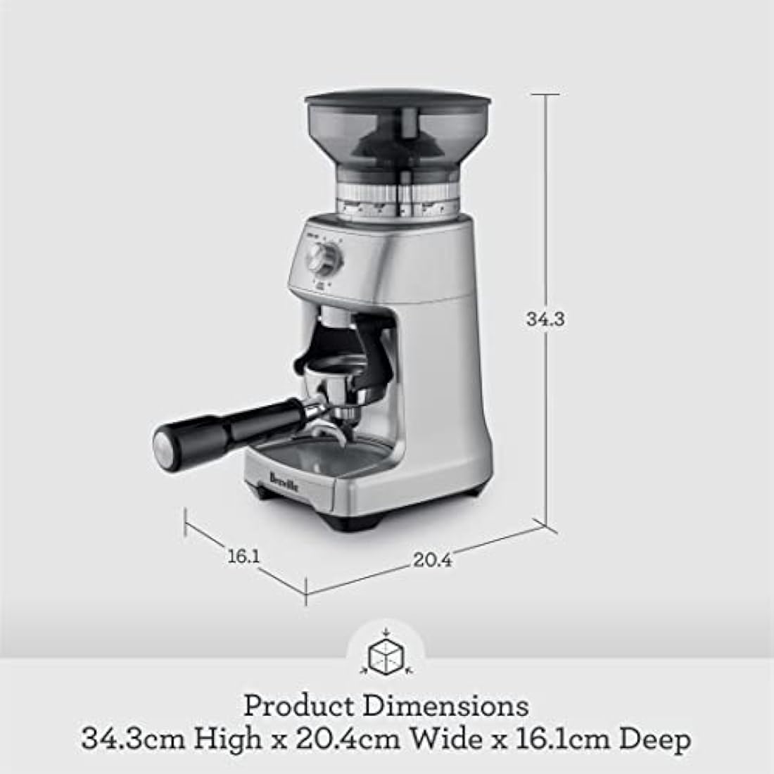Sage Dose Control Pro Coffee Grinder – 60 Settings & Conical Burrs