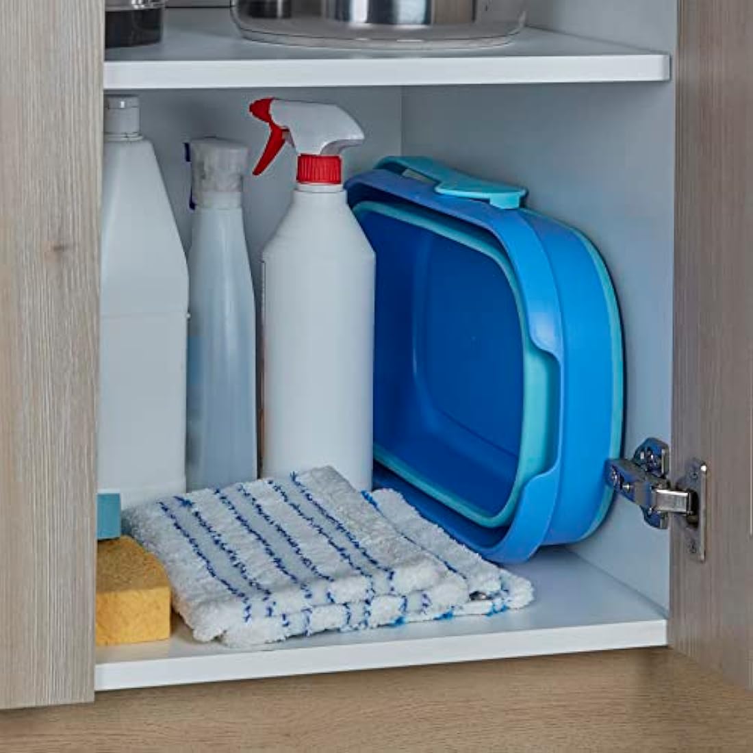 Spontex Ultra Compact Twist Mop and Bucket Set | Self-Wringing Microfibre