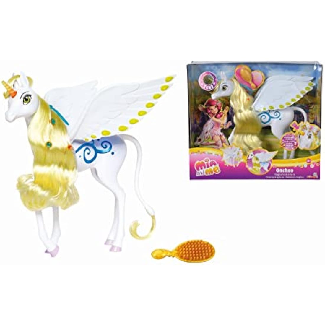 Simba Mia and Me Onchao Magic Unicorn Toy with Light and Sound – 25 cm