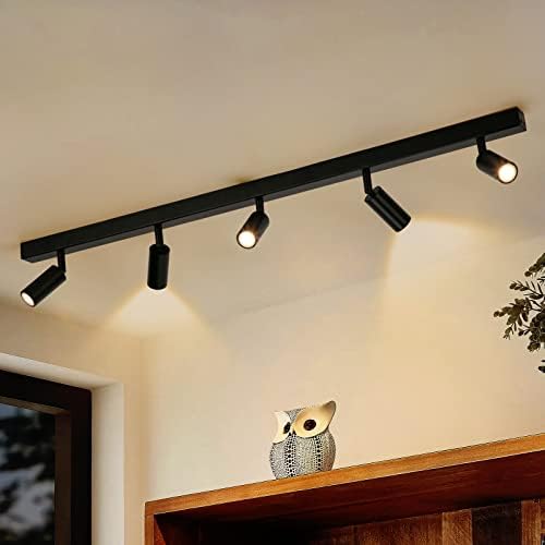 Eofiti 5-Way Black Ceiling Spot Light | Modern G9 LED Adjustable Lighting