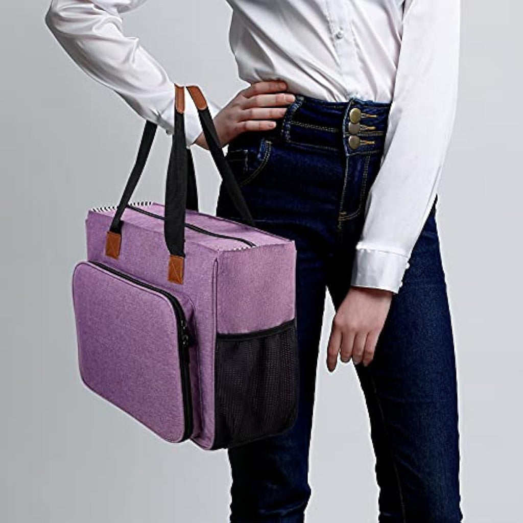 Jolof Store Embroidery Project Bag – Large Oxford Craft Tote for Needlework