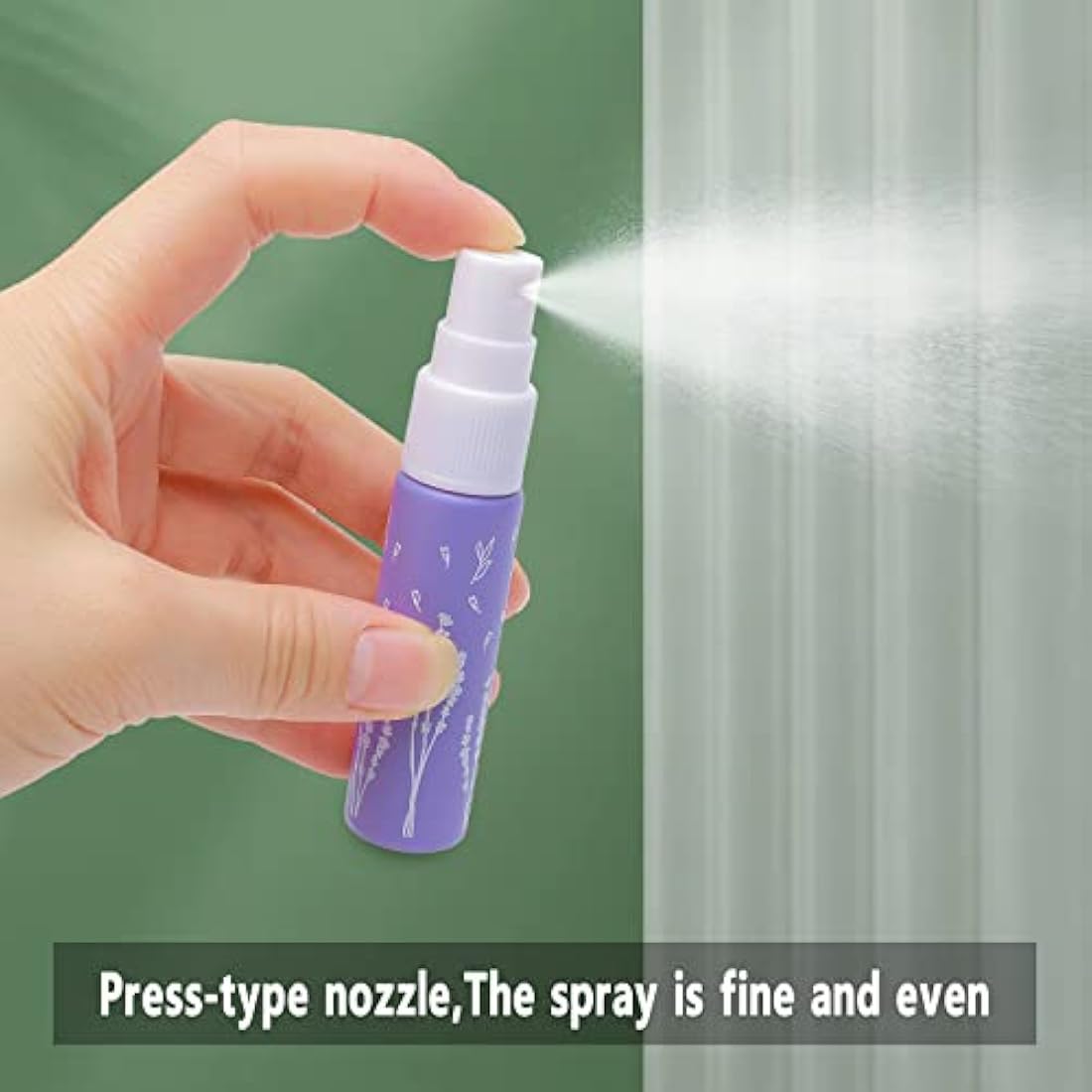 10ml Purple Glass Perfume Spray Bottles - 10 Pack Refillable