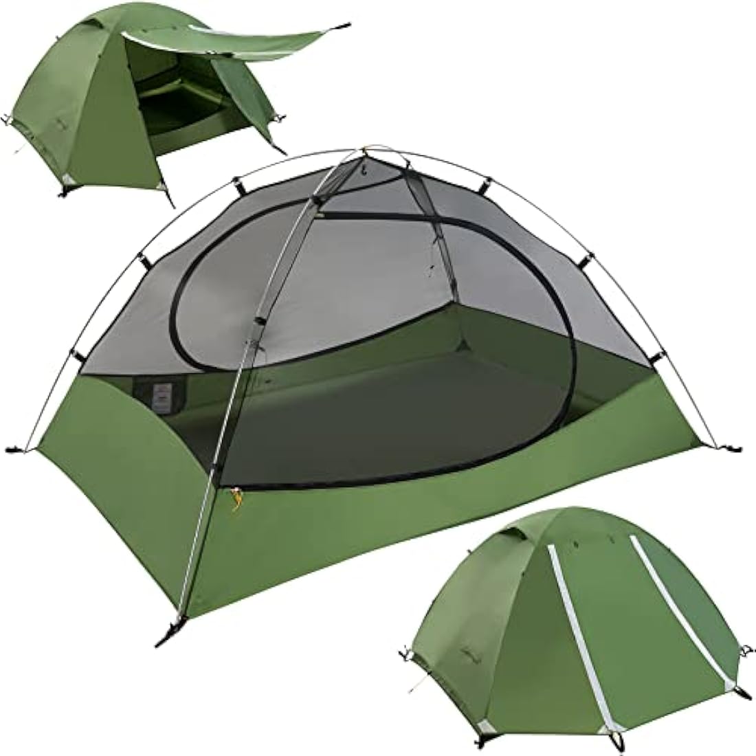 Clostnature Ultralight Backpacking Tent | 2 Person Waterproof Dome Tent