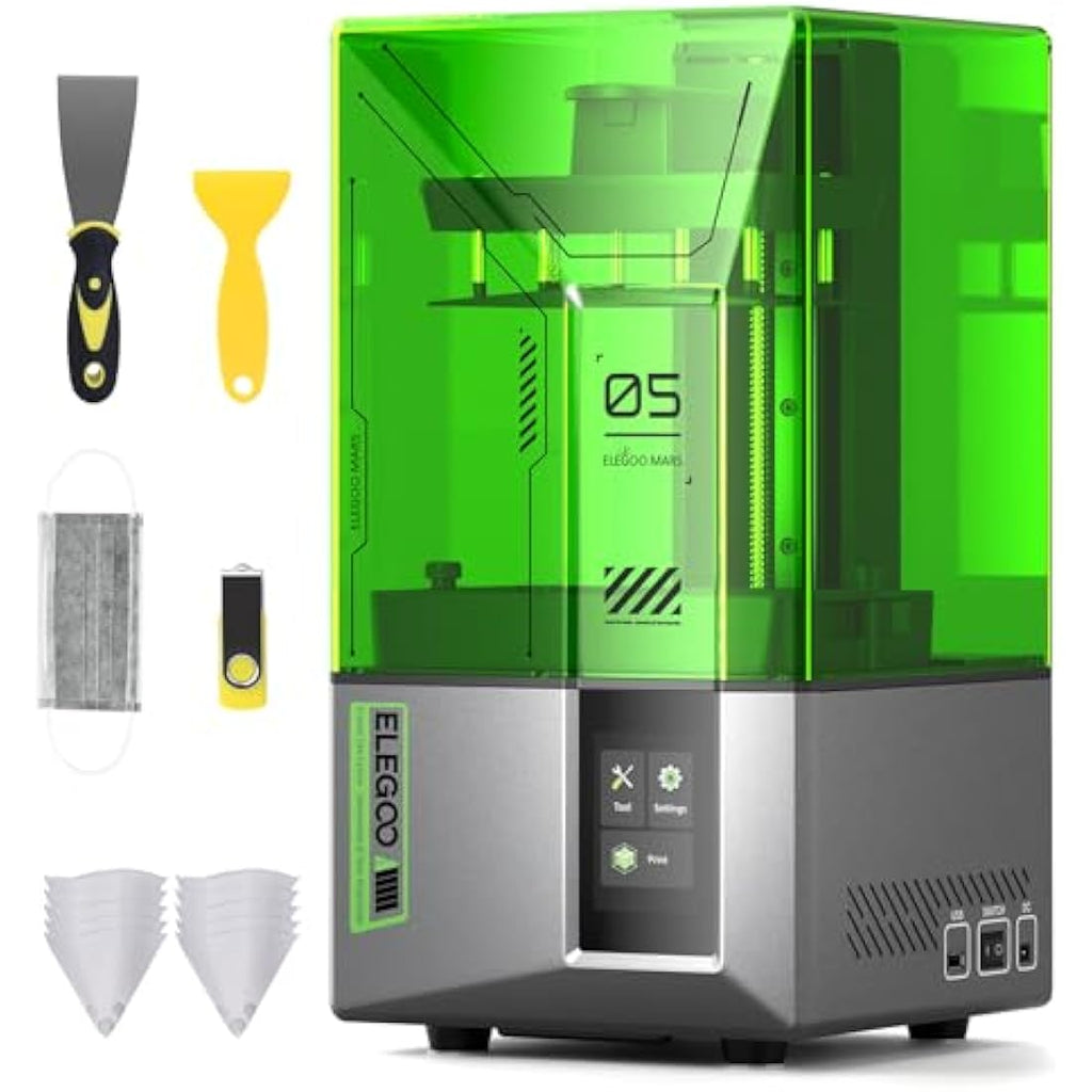 ELEGOO Mars 5 Resin 3D Printer – 4K MSLA with Auto-Leveling