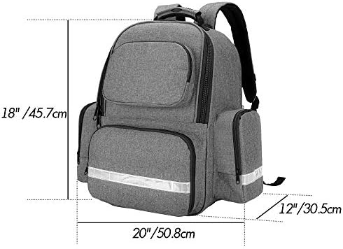 First Responder Trauma Backpack - EMT Medical Jump Bag