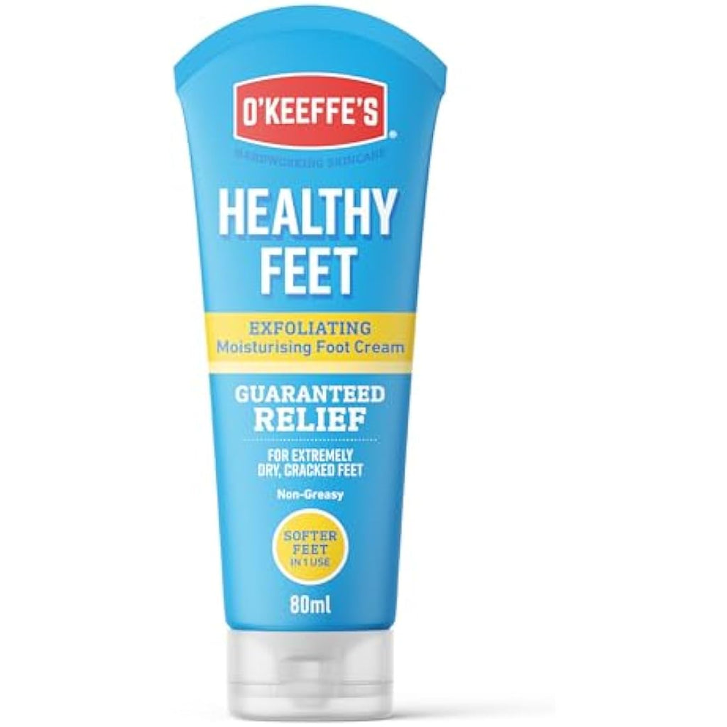 O'Keeffe's Healthy Feet Exfoliating Foot Cream for Dry Skin – 5 Pack
